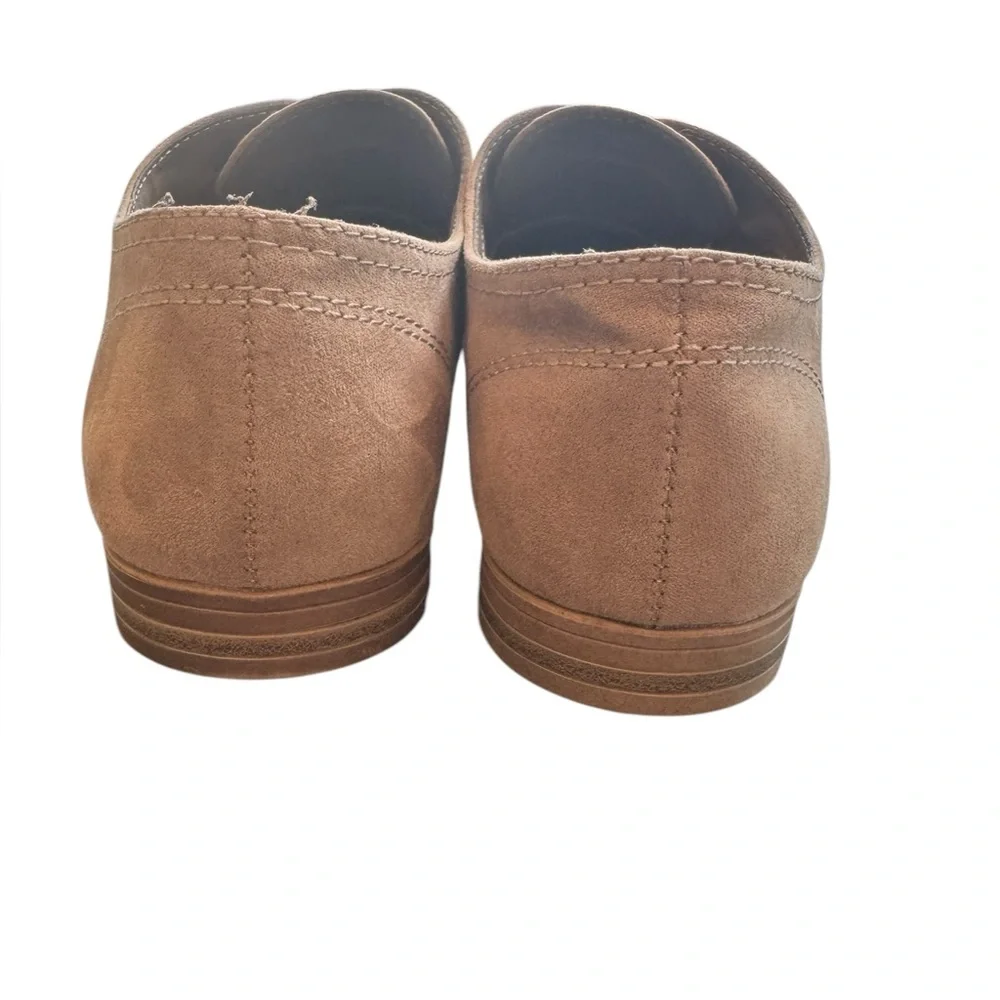 Dolce Vita Oxford Womens Size 9.5 Brown Round Toe Casual Comfort Leather Slip On